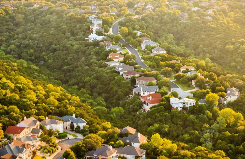Texas Hill Country landscape near Austin