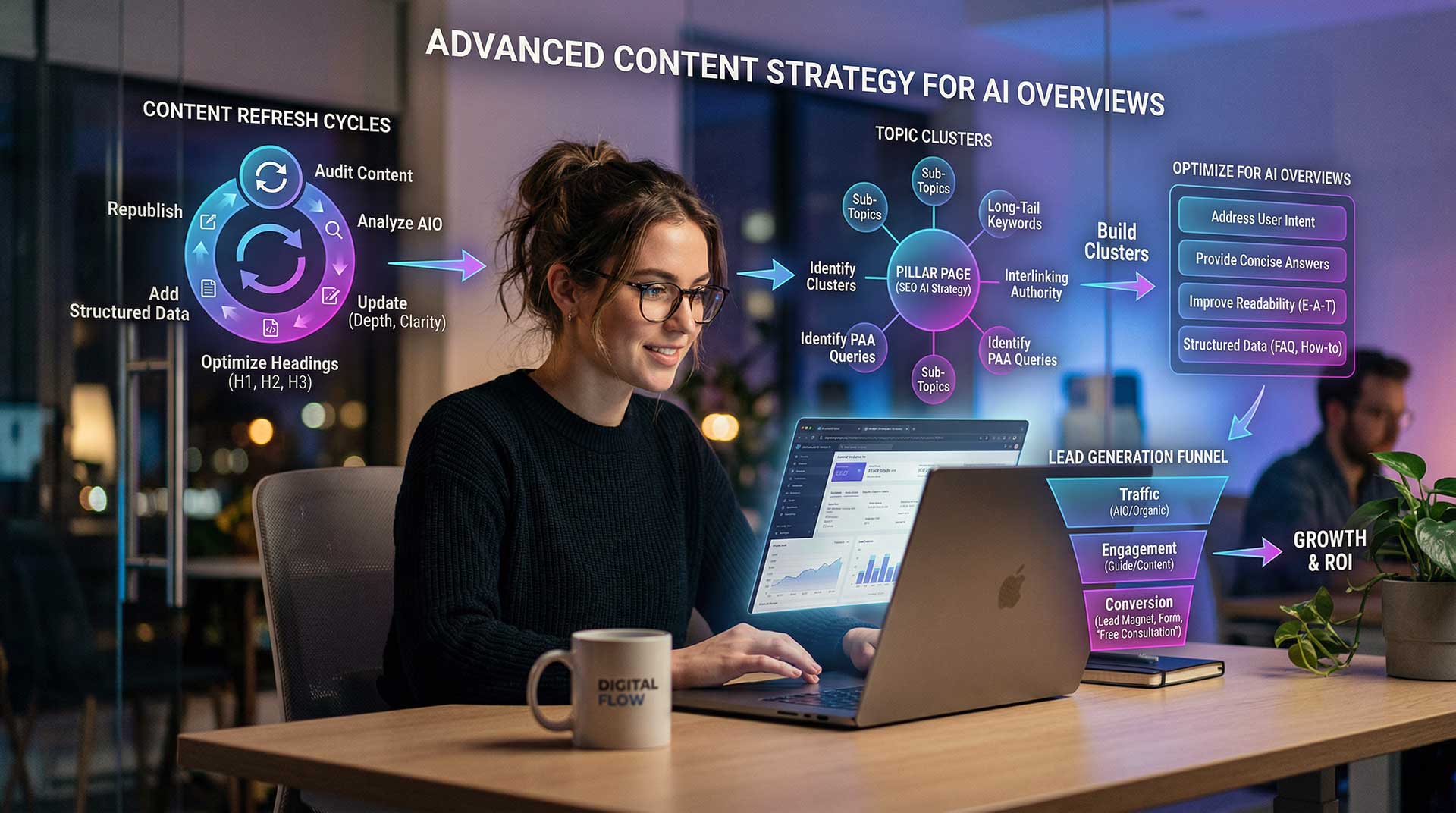 rank in Google AI Overviews with proven SEO strategies, better content structure, entity optimization,