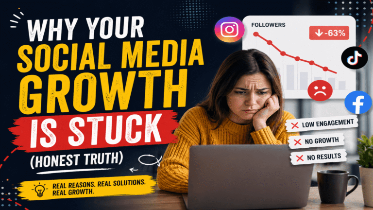 Why your social media growth is stuck with declining engagement analytics dashboard