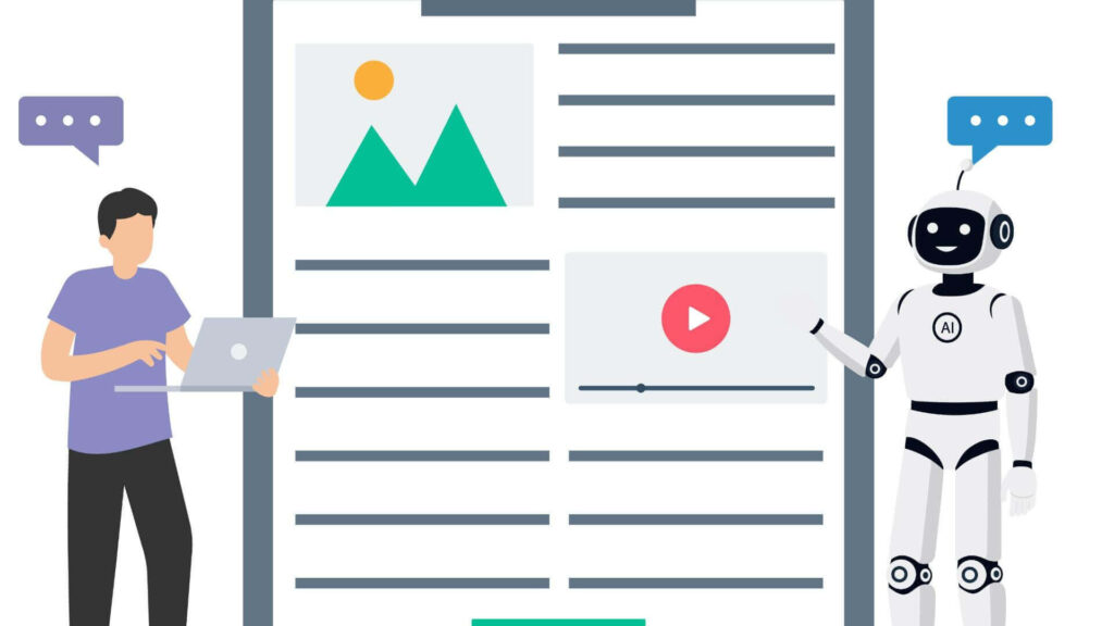 human-led content Human and AI collaboration in content creation process