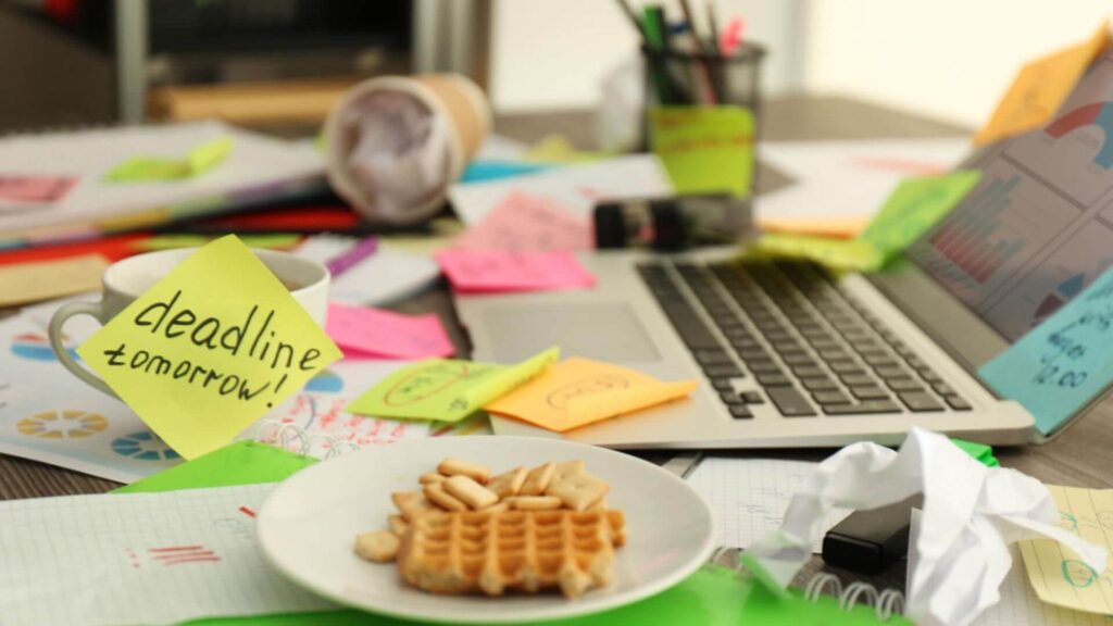 Stop posting daily social media strategy concept with content calendar and analytics dashboard.