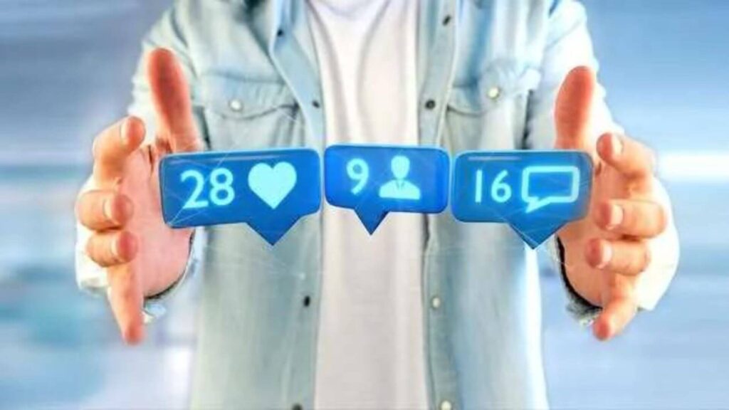 followers vs real growth Social media dashboard showing engagement metrics over follower count
