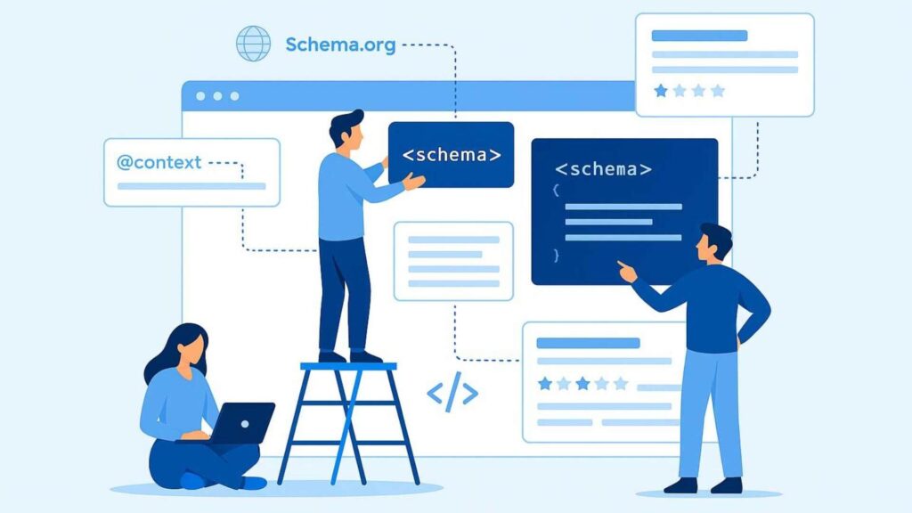 content hub structure with pillar page and topic clusters showing internal linking and SEO strategy for AI and human-friendly website navigation