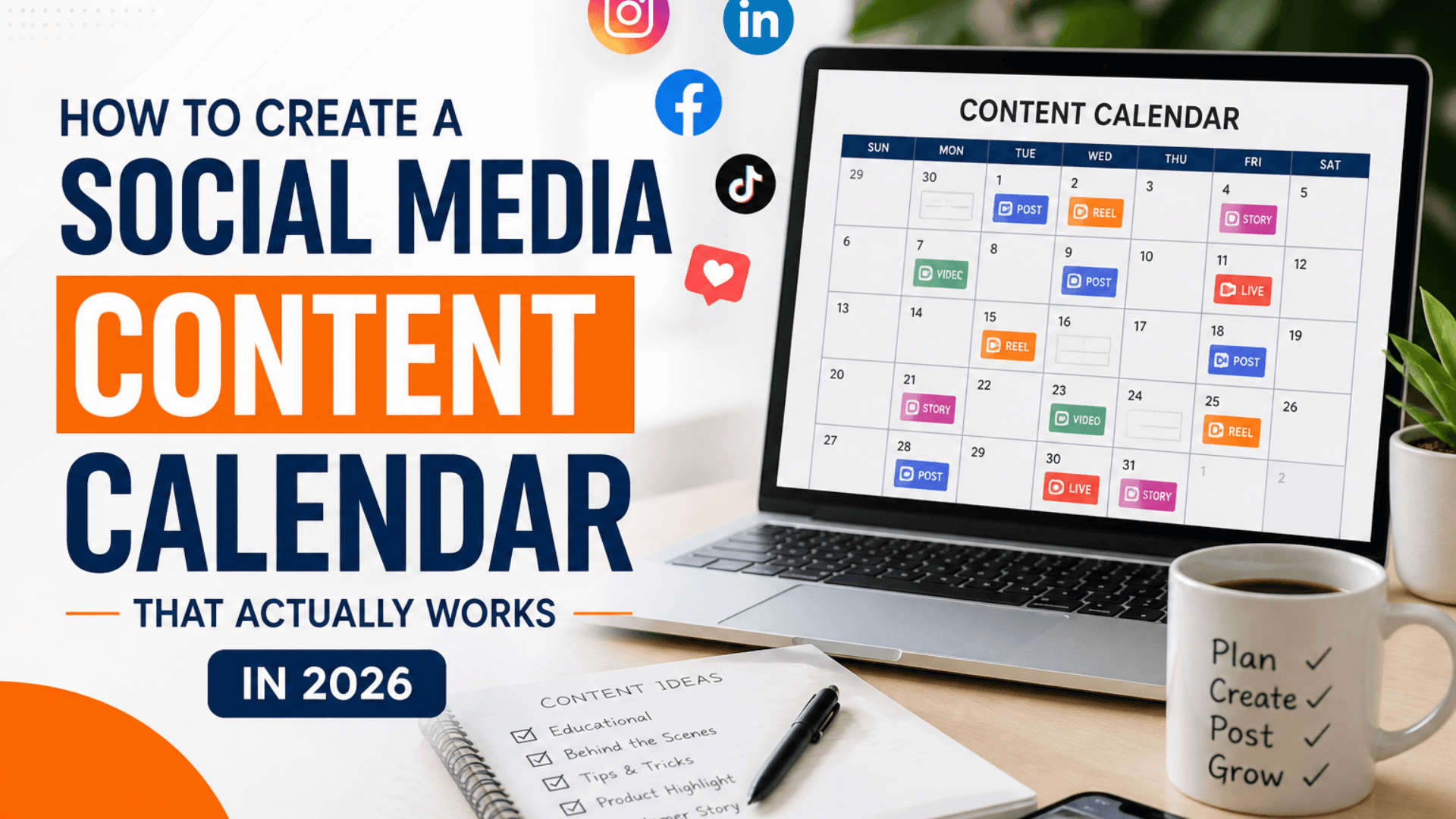 Social Media Content Calendar in 2026 That Drives Growth