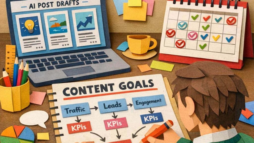 Best AI tools for social media marketing dashboard showing content creation, analytics, scheduling, and campaign optimization in 2026