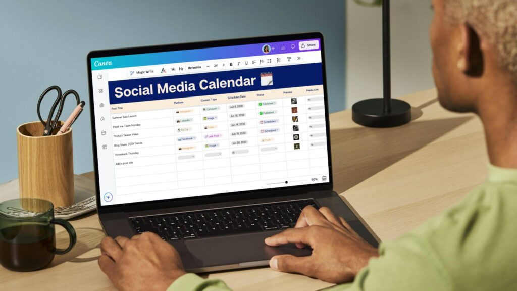 Social media content calendar planning strategy for business growth in 2026
