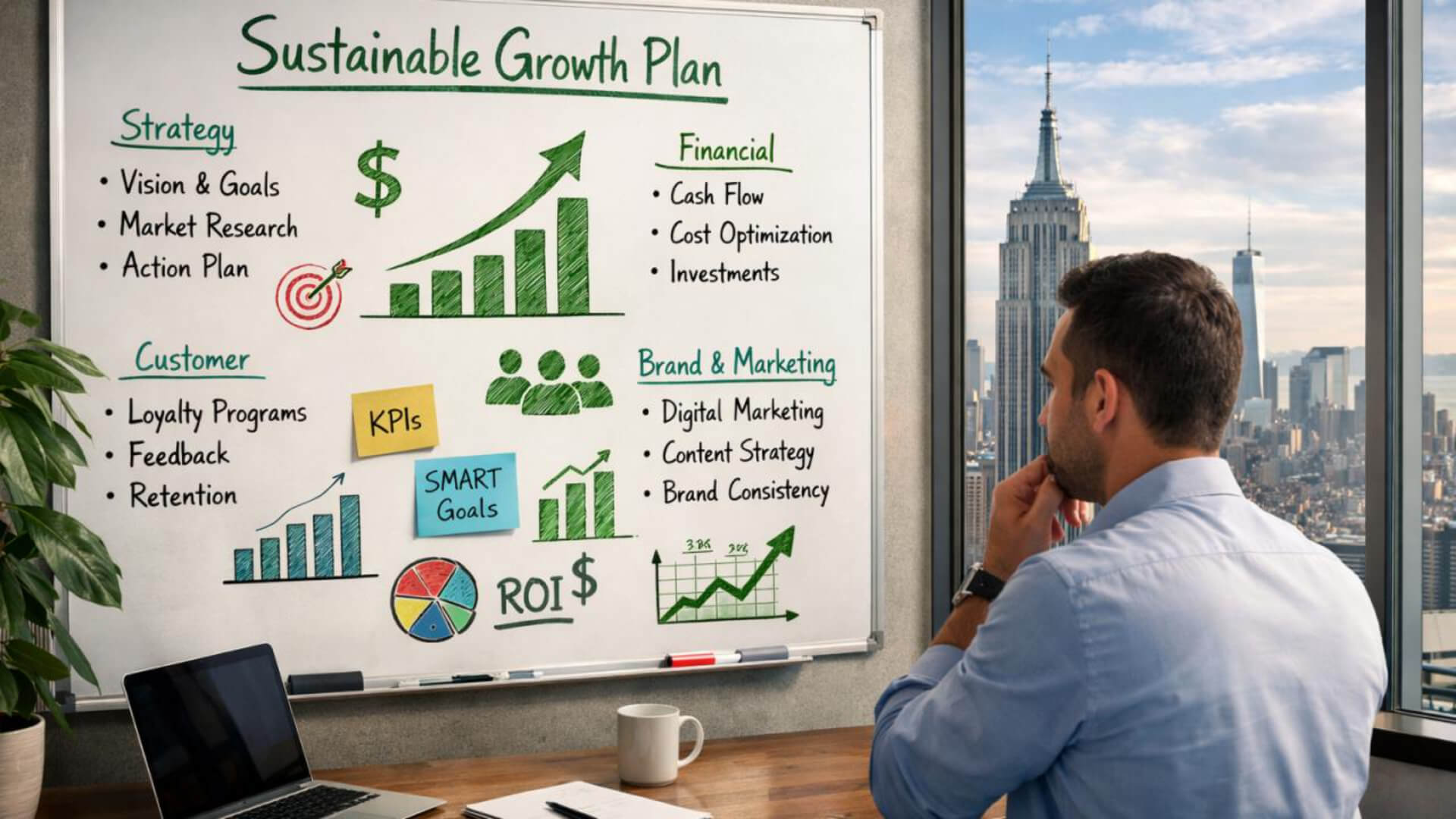 Business growth systems workflow showing scalable processes and automation