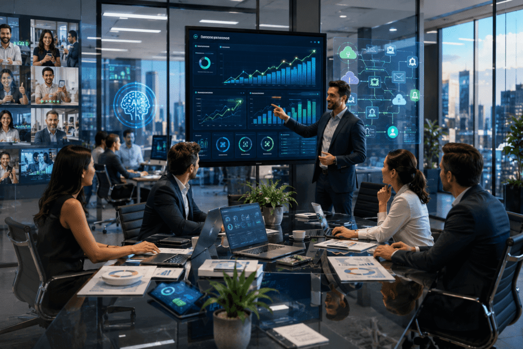 Small business automation driving productivity and business growth.