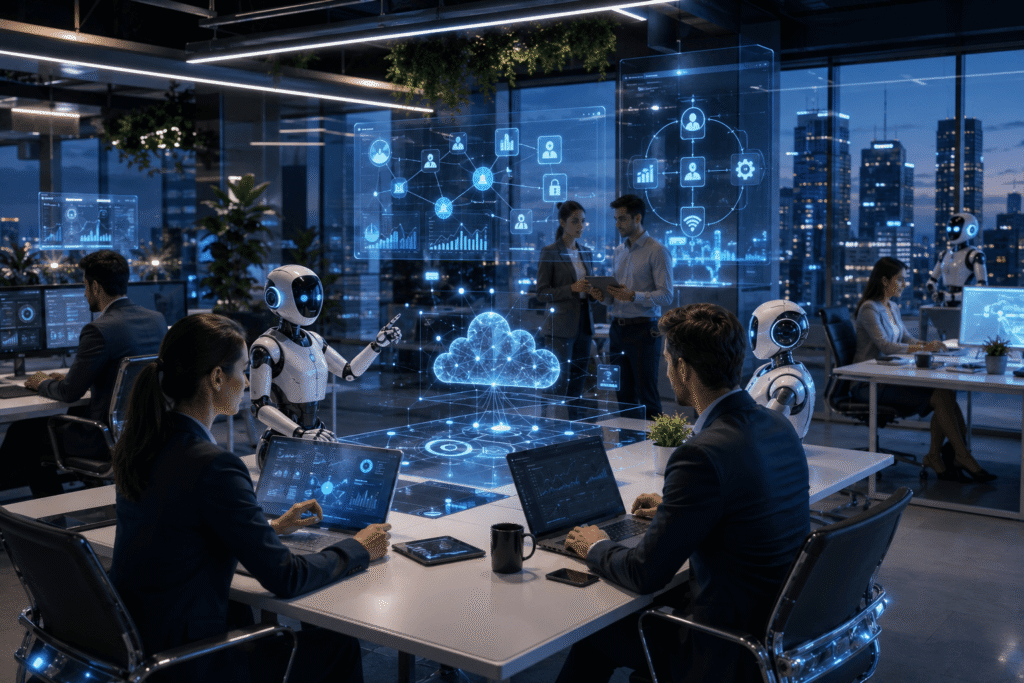 Small business automation driving productivity and business growth.
