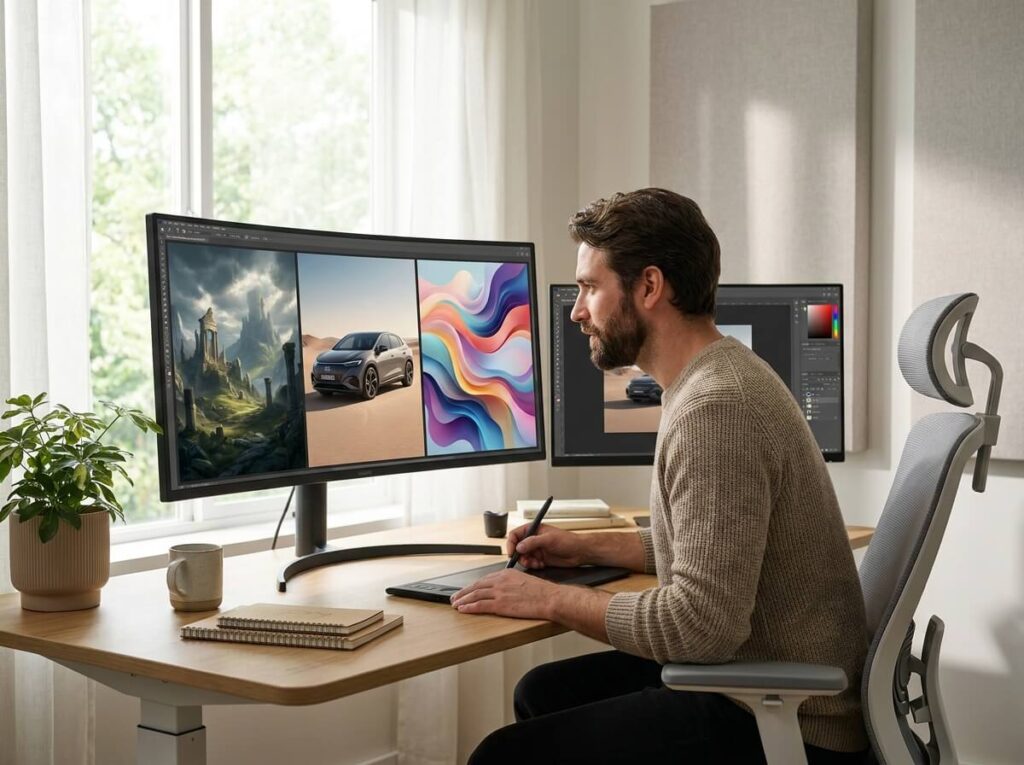AI content creation tools for creators to write blogs, design graphics, edit videos, and create social media content.