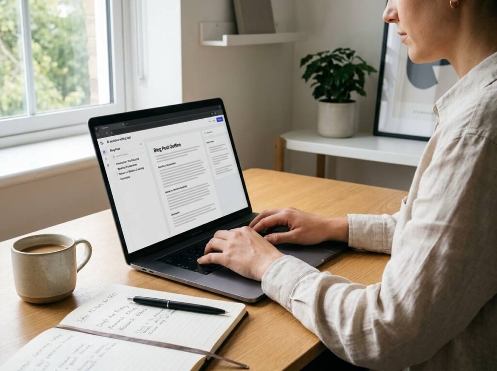 AI content creation tools for creators to write blogs, design graphics, edit videos, and create social media content.